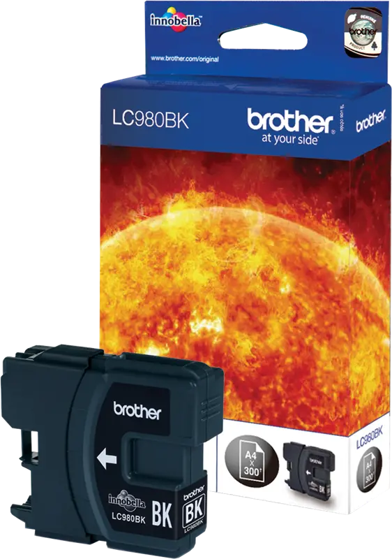 Original Brother LC980BK Schwarz Druckerpatrone
