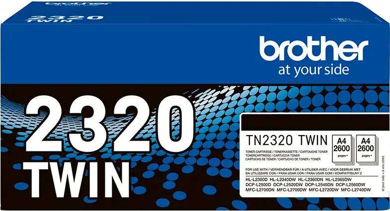 Original Brother TN-2320 TWIN Multipack Schwarz