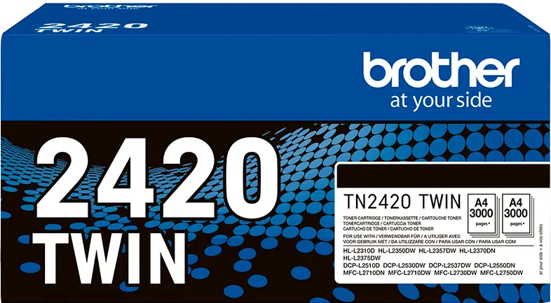 Original Brother TN-2420 TWIN Multipack Schwarz