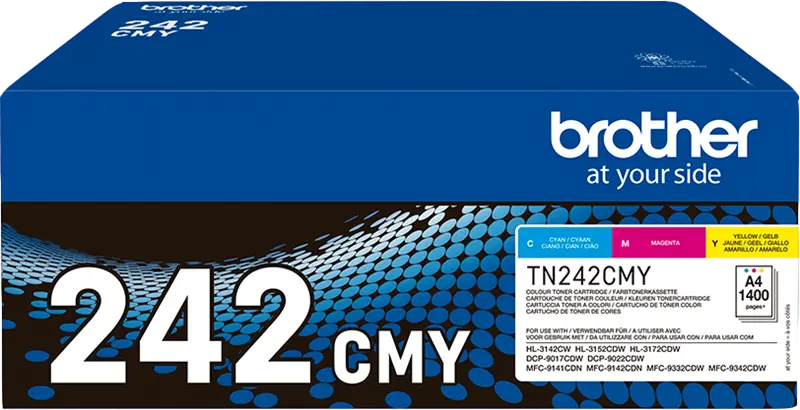 Original Brother TN-242CMY Multipack Cyan / Magenta / Gelb