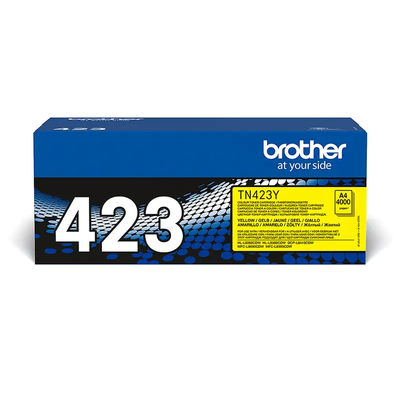Original Brother TN-423Y Gelb / Yellow Toner Brother HL-L8360CDW / MFC-L8690CDW