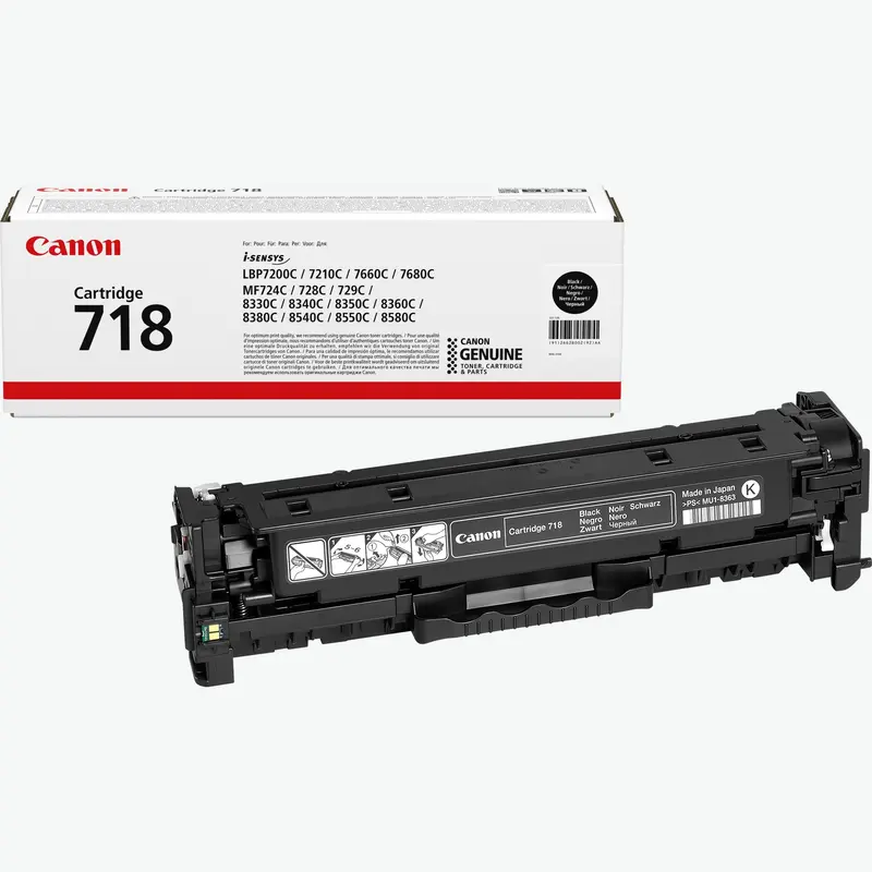 Original Canon 718 Set 4 Toner K M Y C i-SENSYS LBP7200Cdn MF8330Cdn