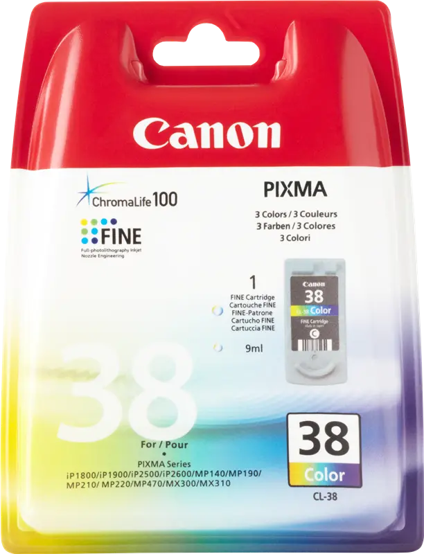 Original Canon CL-38 mehrere Farben Druckerpatrone 2146B001