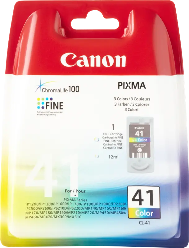 Original Canon CL-41 mehrere Farben Druckerpatrone 0617B001