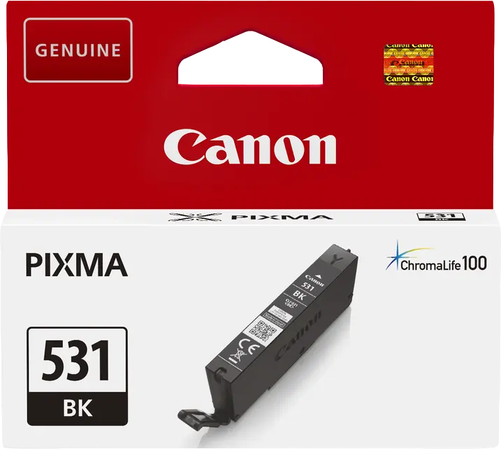Original Canon CLI-531bk Schwarz Druckerpatrone 6118C001