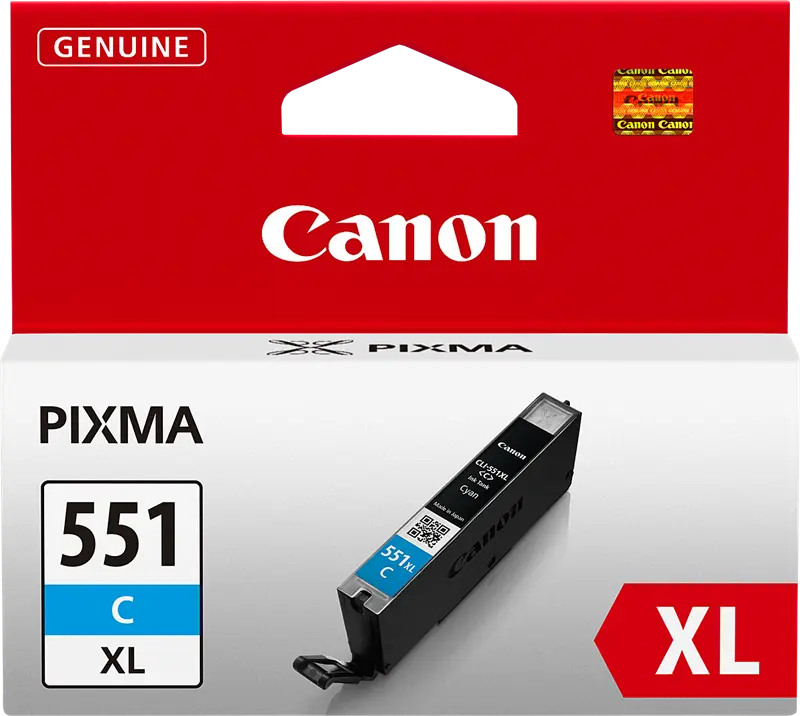 Original Canon CLI-551C XL Cyan Druckerpatrone 6444B001