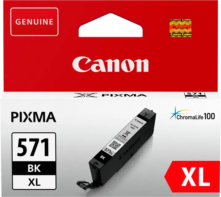Original Canon CLI-571bk XL Schwarz Druckerpatrone 0331C001