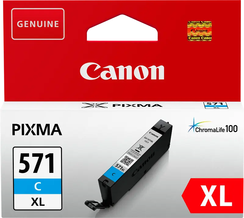 Original Canon CLI-571c XL Cyan Druckerpatrone 0332C001