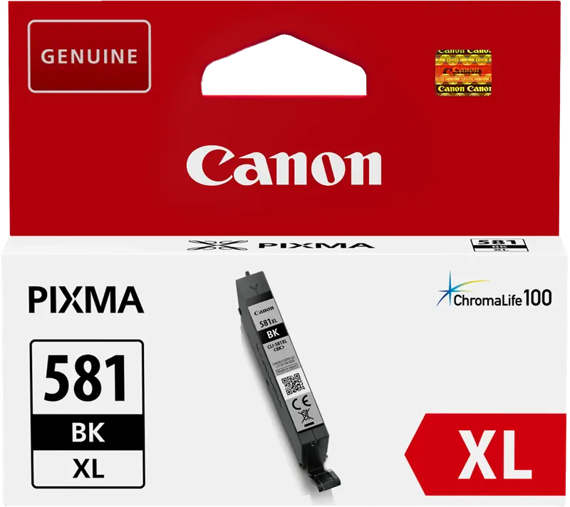 Original Canon CLI-581bk XL Schwarz Druckerpatrone 2052C001