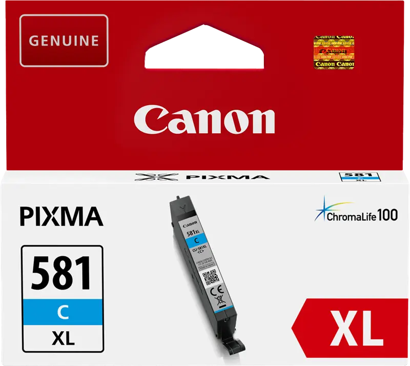 Original Canon CLI-581c XL Cyan Druckerpatrone 2049C001
