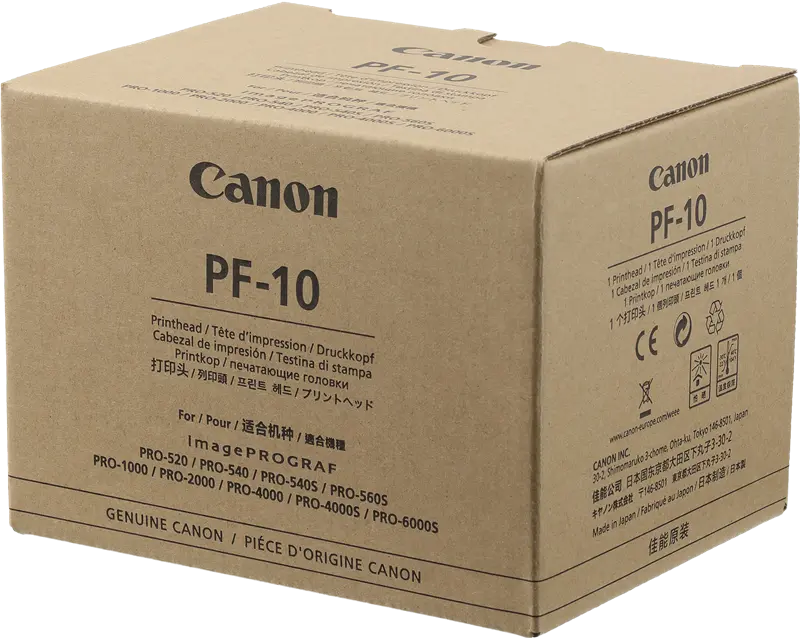 Original Canon PF-10 Druckkopf Schwarz / Cyan / Magenta / Gelb (0861C001)