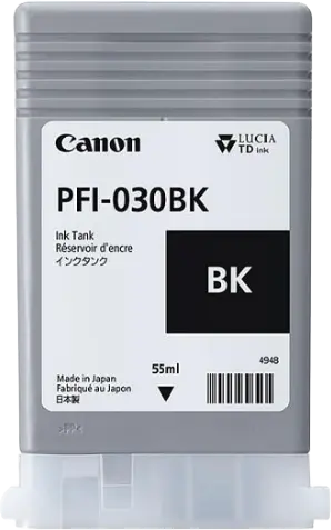 Original Canon PFI-030BK Schwarz Druckerpatrone 3489C001