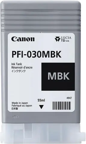 Original Canon PFI-030MBK Schwarz (Matt) Druckerpatrone 3488C001