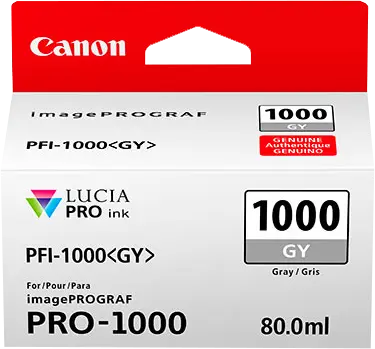 Original Canon PFI-1000gy Grau Druckerpatrone 0552C001