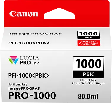 Original Canon PFI-1000pbk Schwarz (Foto) Druckerpatrone 0546C001