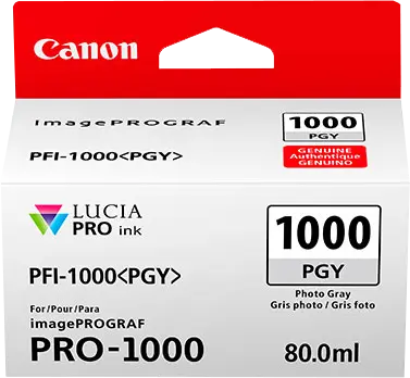Original Canon PFI-1000pgy Graufoto Druckerpatrone 0553C001