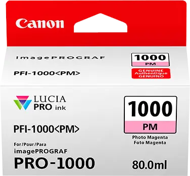 Original Canon PFI-1000pm Magenta (Foto) Druckerpatrone 0551C001