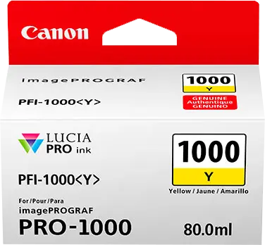 Original Canon PFI-1000y Gelb Druckerpatrone 0549C001