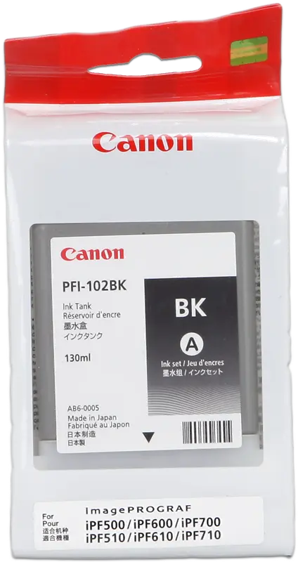Original Canon PFI-102bk Schwarz Druckerpatrone 0895B001