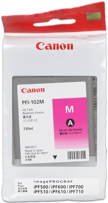 Original Canon PFI-102m Magenta Druckerpatrone 0897B001