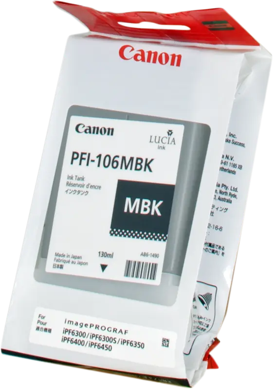 Original Canon PFI-106mbk Schwarz (Matt) Druckerpatrone 6620B001