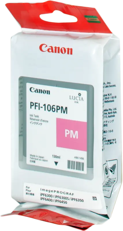Original Canon PFI-106pm Magenta (Foto) Druckerpatrone 6626B001