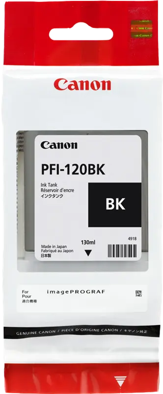 Original Canon PFI-120bk Schwarz Druckerpatrone 2885C001