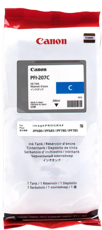 Original Canon PFI-207c Cyan Druckerpatrone 8790B001