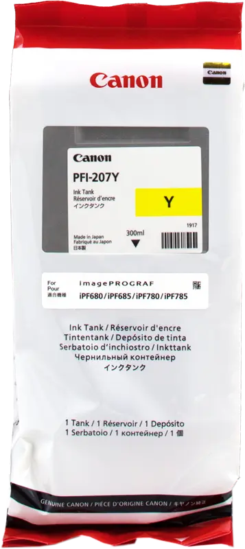 Original Canon PFI-207y Gelb Druckerpatrone 8792B001