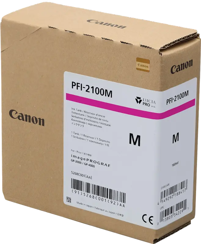 Original Canon PFI-2100m Magenta Druckerpatrone 5268C001