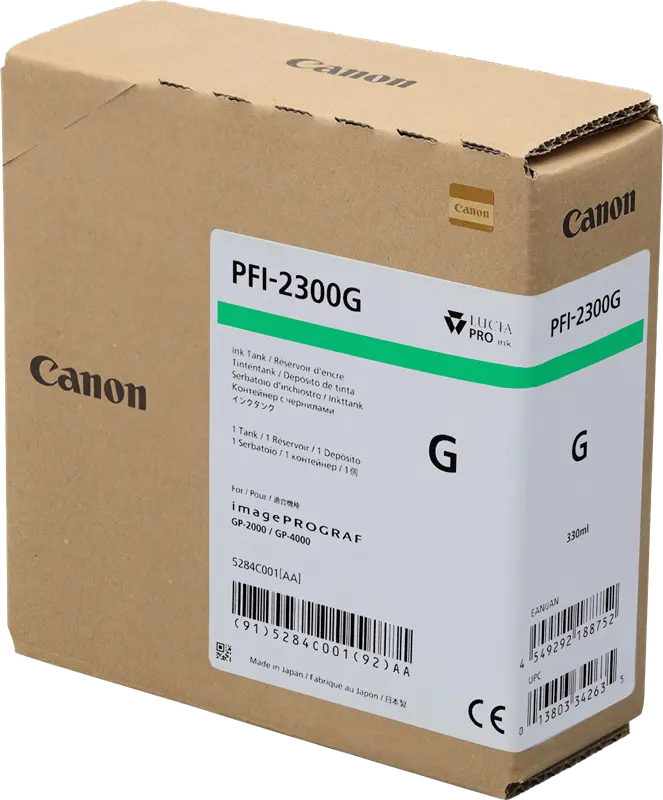Original Canon PFI-2300g Grün Druckerpatrone 5284C001