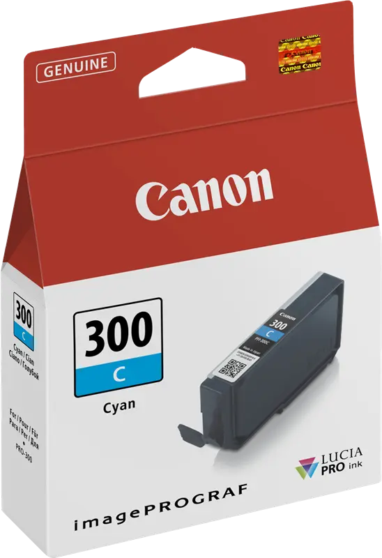 Original Canon PFI-300c Cyan Druckerpatrone 4194C001