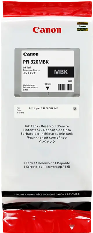 Original Canon PFI-320mbk Schwarz (Matt) Druckerpatrone 2889C001