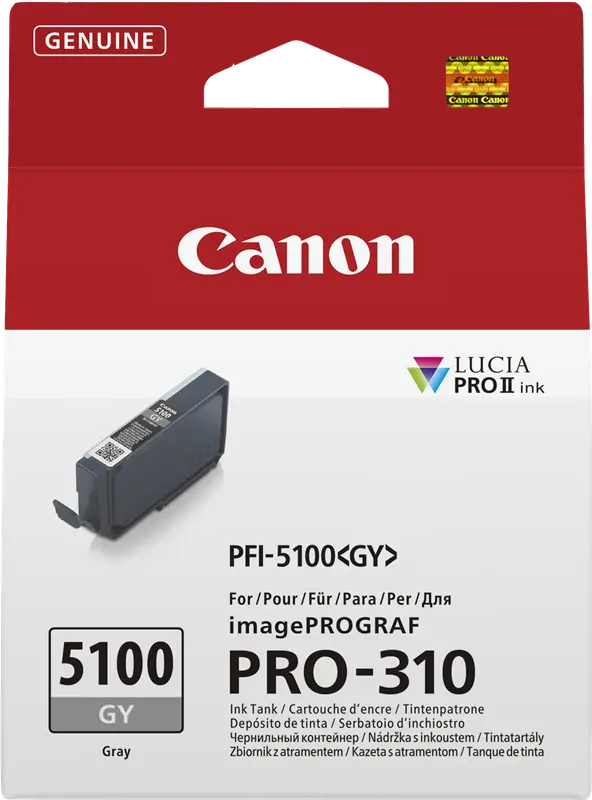 Original Canon PFI-5100gy Grau Druckerpatrone 6959C001