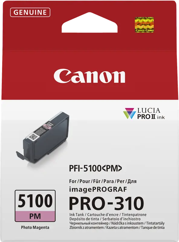 Original Canon PFI-5100pm Magenta (Foto) Druckerpatrone 6957C001