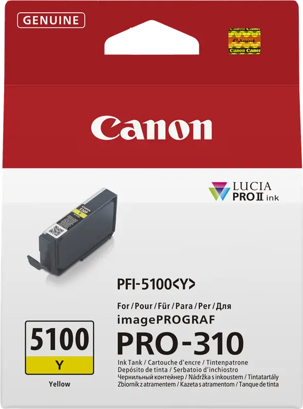 Original Canon PFI-5100y Gelb Druckerpatrone 6955C001