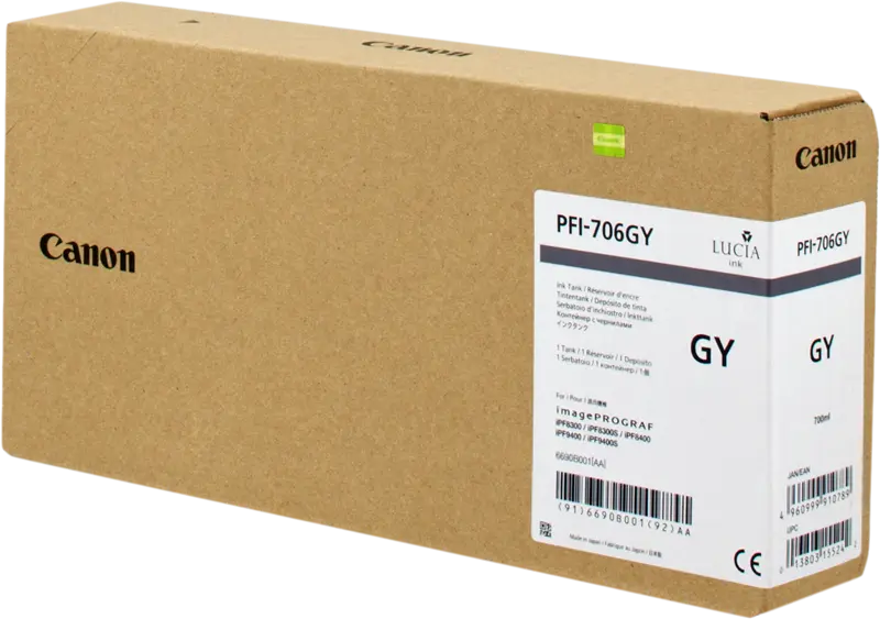 Original Canon PFI-706gy Grau Druckerpatrone 6690B001