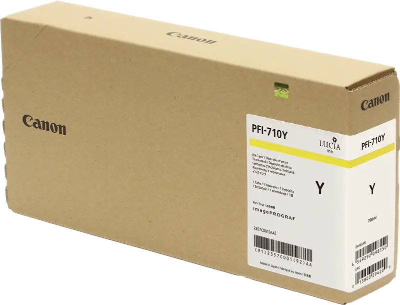 Original Canon PFI-710y Gelb Druckerpatrone 2357C001