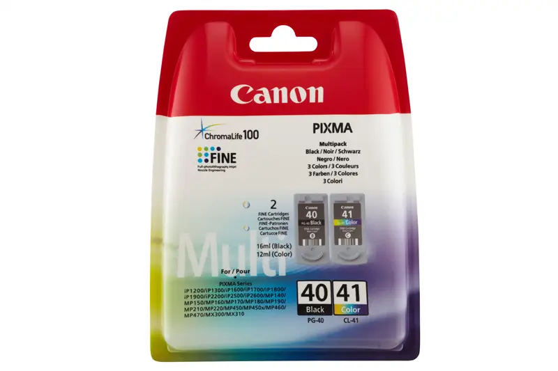 Original Canon PG-40+CL-41 MCVP Multipack Schwarz / mehrere Farben