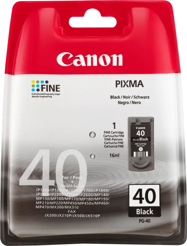 Original Canon PG-40 Schwarz Druckerpatrone 0615B001