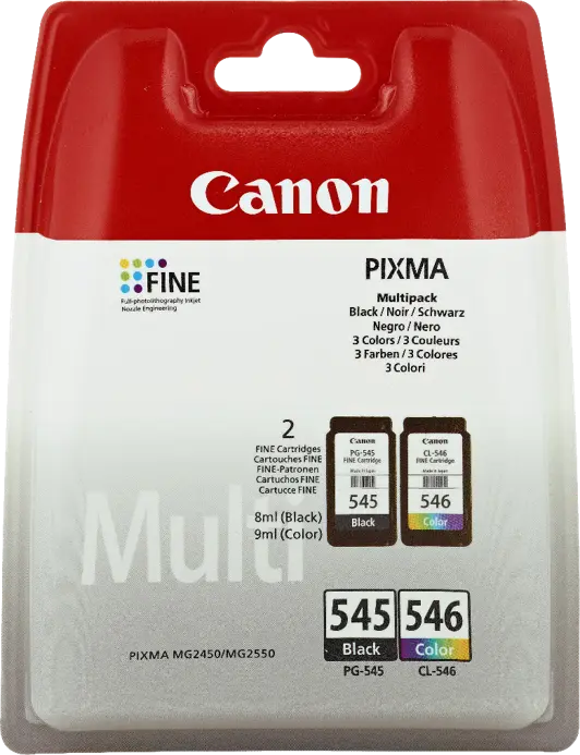 Original Canon PG-545+CL-546 Multipack Schwarz / mehrere Farben