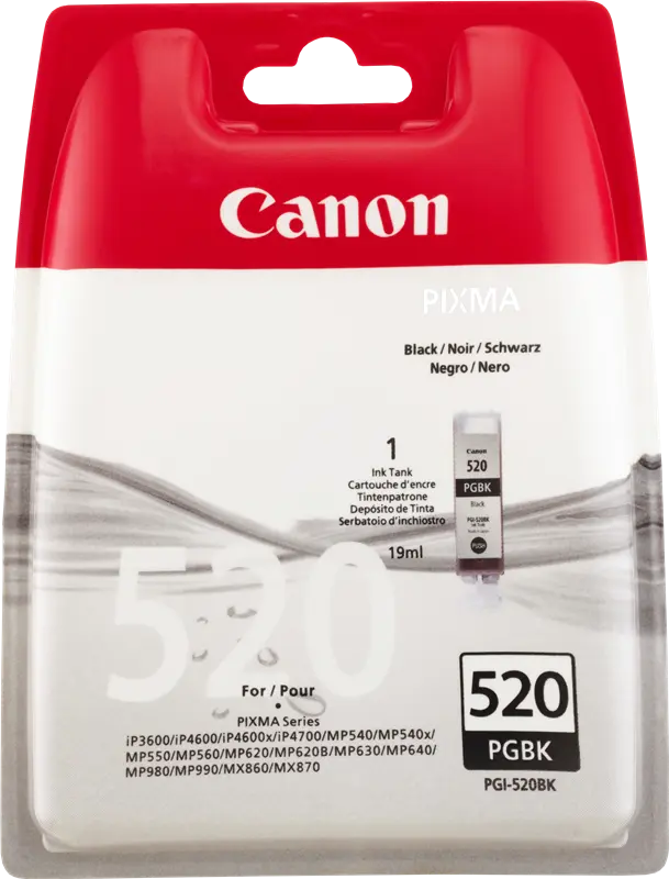 Original Canon PGI-520bk Schwarz Druckerpatrone 2932B001