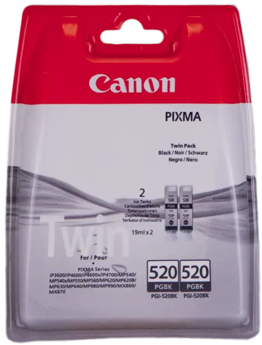 Original Canon PGI-520BK Twin Multipack Schwarz