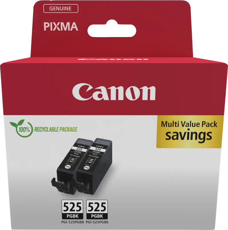 Original Canon PGI-525 PGBK Twin Multipack Schwarz