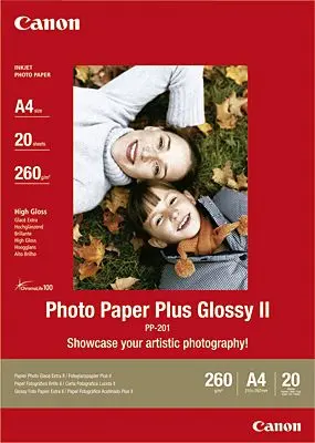 Original Canon Photo Paper Plus Glossy2 A4 Weiss