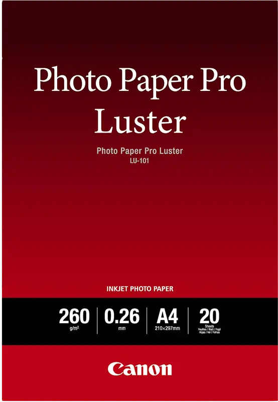 Original Canon Photo Papier Pro Luster A4 Weiss