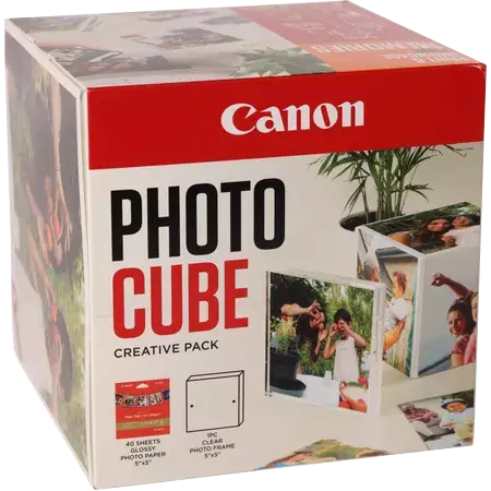 Original Canon PP-201 - Glänzend - orange - 130 x 130 mm 40 Blatt Fotopapier Orange