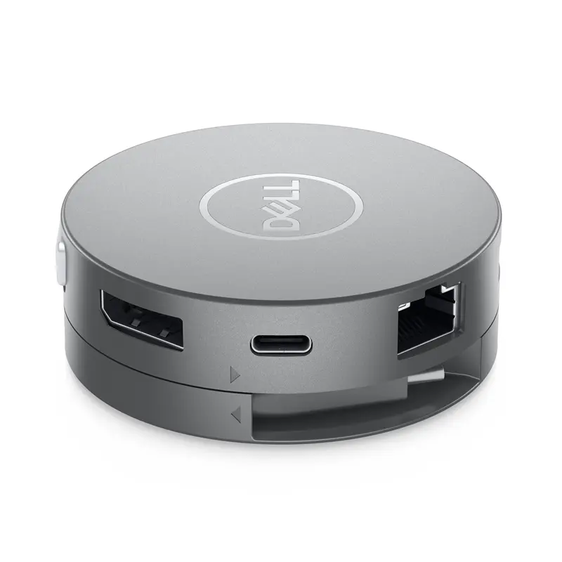 Original Dell Pro-7-in-1-USB-C-Travel-Adapter Silber