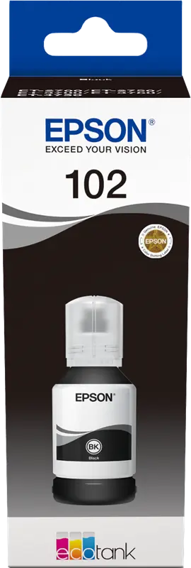 Original Epson 102 Schwarz Druckerpatrone C13T03R140