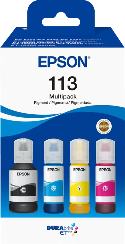 Original Epson 113 Multipack Schwarz / Cyan / Magenta / Gelb